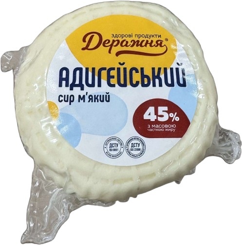 Сир м'який адигейський 45% ДЕРАЖНЯ, 400г